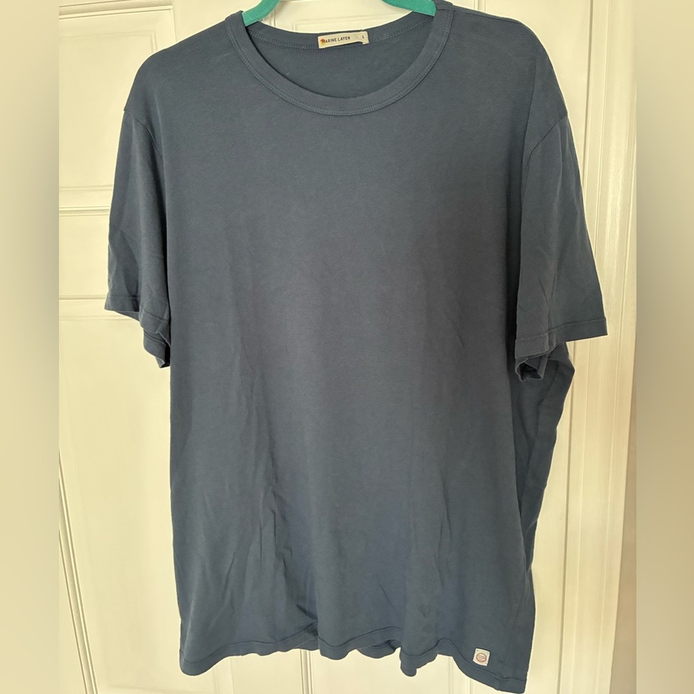 Marine Layer Classic Blue Men's T-Shirt